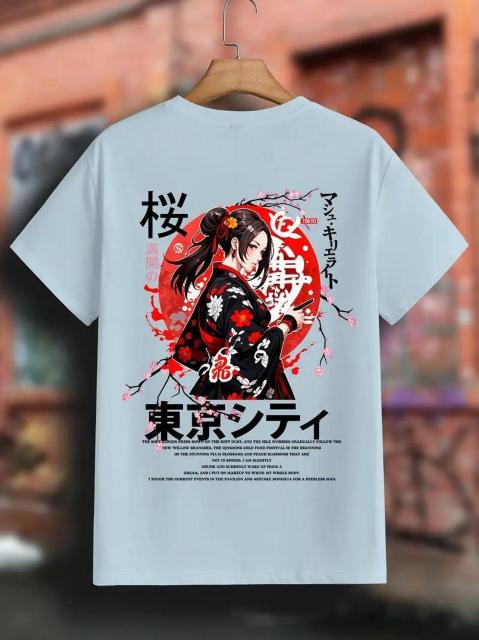 超お買い得1190円★メンズ アニメ ガールズとサクラ パターン Tシャツ USAサイズS(日本サイズL相当) < 男性ファッション  超お買い得1190円★メンズ アニメ ガールズとサクラ パターン Tシャツ USAサイズS(日本サイズL相当) < 男性ファッションの