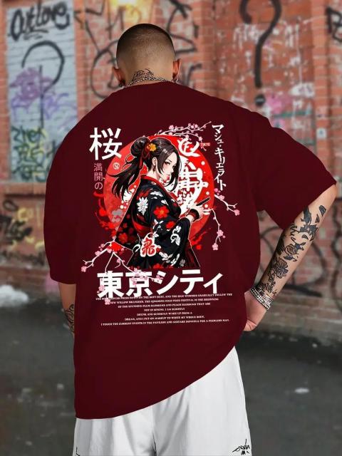 超お買い得1190円★メンズ アニメ ガールズとサクラ パターン Tシャツ USAサイズS(日本サイズL相当) < 男性ファッション  超お買い得1190円★メンズ アニメ ガールズとサクラ パターン Tシャツ USAサイズS(日本サイズL相当) < 男性ファッションの