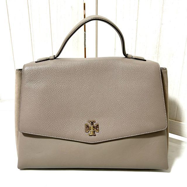 TORY BURCH トリーバーチ ラージ 2wayバッグ グレージュ < ブランド  TORY BURCH トリーバーチ ラージ 2wayバッグ グレージュ < ブランドの