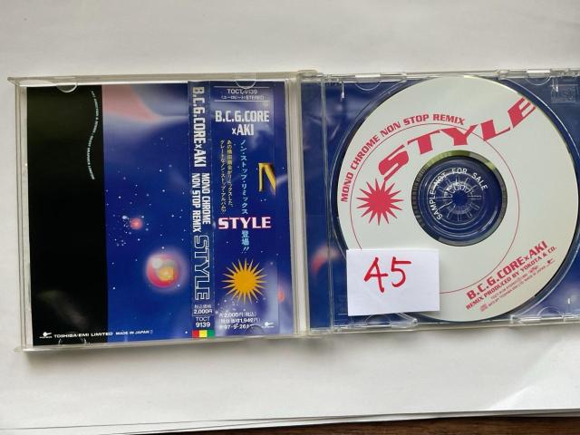 MONO CHROME NON STOP REMIX STYLE B.C.G.CORE �~ AKI CD �� CD/DVD/�r�f�I�� 