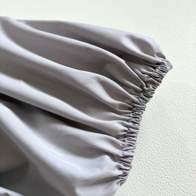 ◆美品◆セレクトショップ購入◆ボリューム袖ドロストシャツジャケット◆ライトグレー < 女性ファッション ◆美品◆セレクトショップ購入◆ボリューム袖ドロストシャツジャケット◆ライトグレー < 女性ファッションの