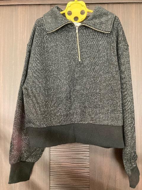 新品タグ付SM2 by blue/ラメ裏毛ハーフジッププルオーバー < ブランド 新品タグ付SM2 by blue/ラメ裏毛ハーフジッププルオーバー < ブランドの