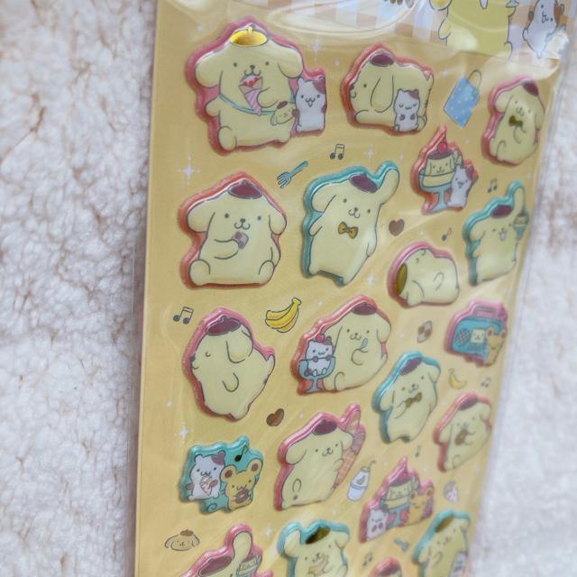 新品 ぷくっとシール ステッカー サンリオ ポムポムプリン デコ コラージュ シール帳 N2m < インテリア/ライフ 新品 ぷくっとシール ステッカー サンリオ ポムポムプリン デコ コラージュ シール帳 N2m < インテリア/ライフの