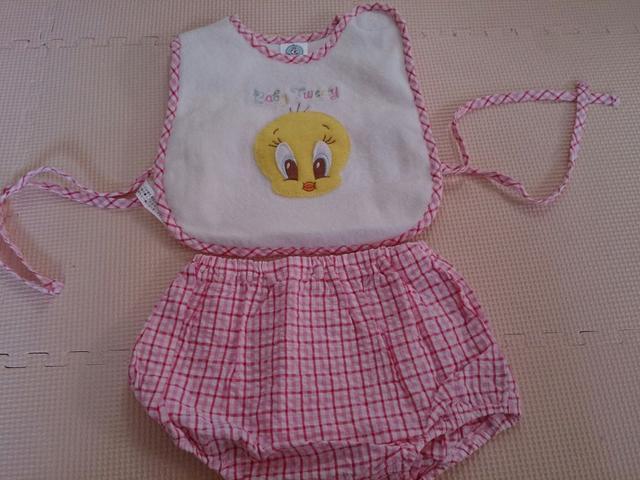 70  スタイとパンツのセット  超美品 < キッズ/ベビー  70  スタイとパンツのセット  超美品  < キッズ/ベビーの