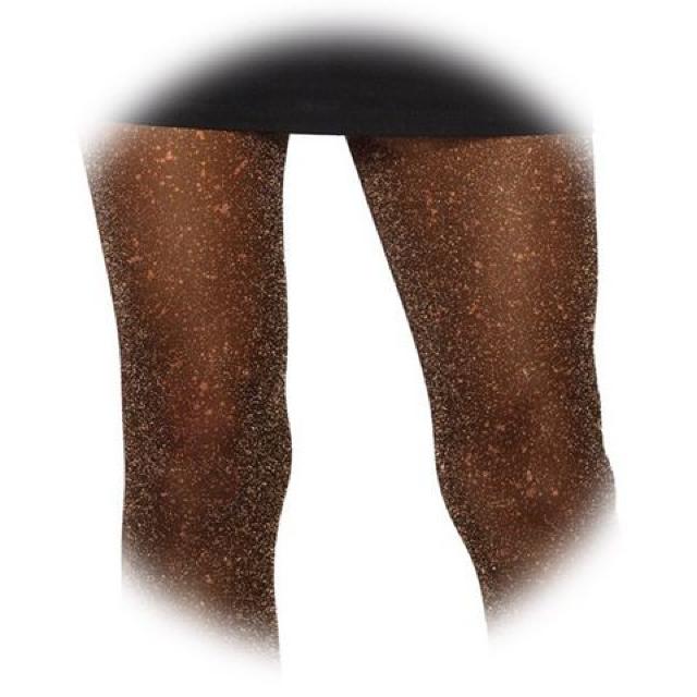 LEGAVENUE キラキラメタリックストッキング カプチーノ/黒 < 女性ファッション  LEGAVENUE キラキラメタリックストッキング カプチーノ/黒 < 女性ファッションの