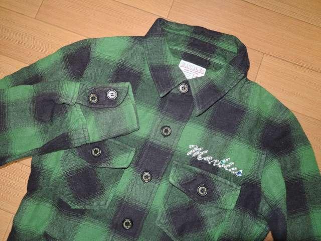 マーブルズMARBLESチェックシャツジャケットS緑黒ネルTMT < ブランド  マーブルズMARBLESチェックシャツジャケットS緑黒ネルTMT < ブランドの
