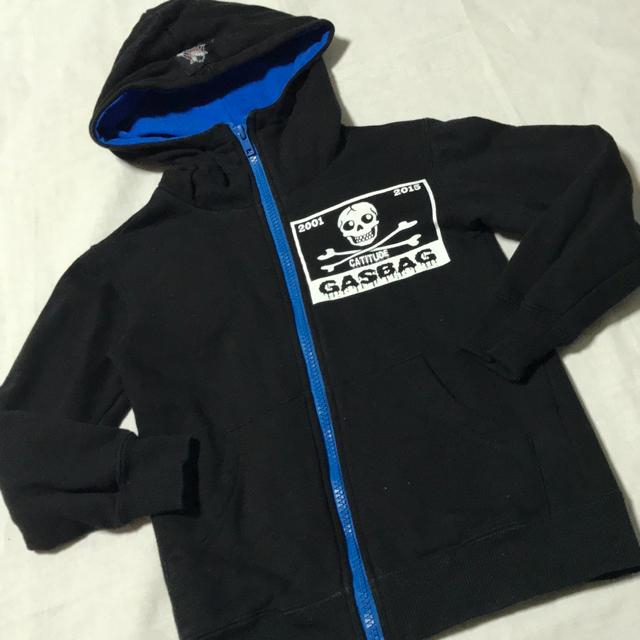 ♯GASBAG♯かっこいいフードパーカー110ガスバック < キッズ/ベビー  ♯GASBAG♯かっこいいフードパーカー110ガスバック < キッズ/ベビーの