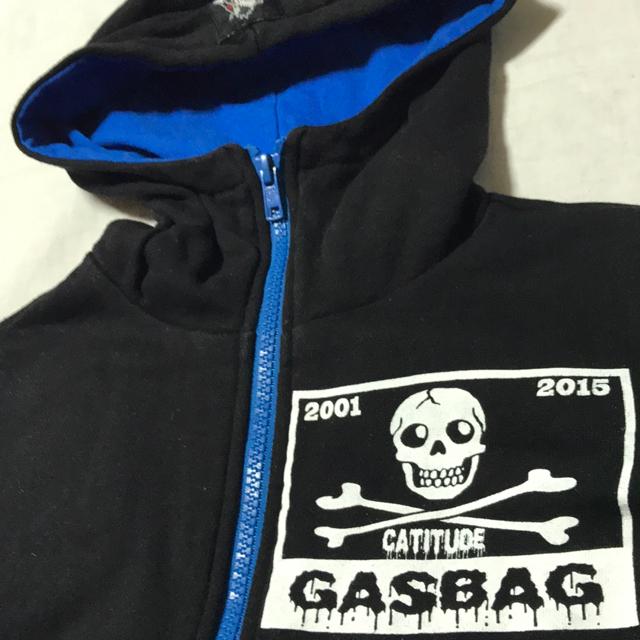 ♯GASBAG♯かっこいいフードパーカー110ガスバック < キッズ/ベビー  ♯GASBAG♯かっこいいフードパーカー110ガスバック < キッズ/ベビーの
