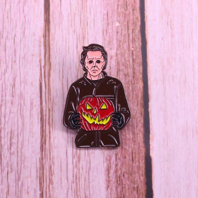 新品 ハロウィン マイケル・マイヤーズ ピンブローチ < 男性アクセサリー/時計  新品 ハロウィン マイケル・マイヤーズ ピンブローチ < 男性アクセサリー/時計の