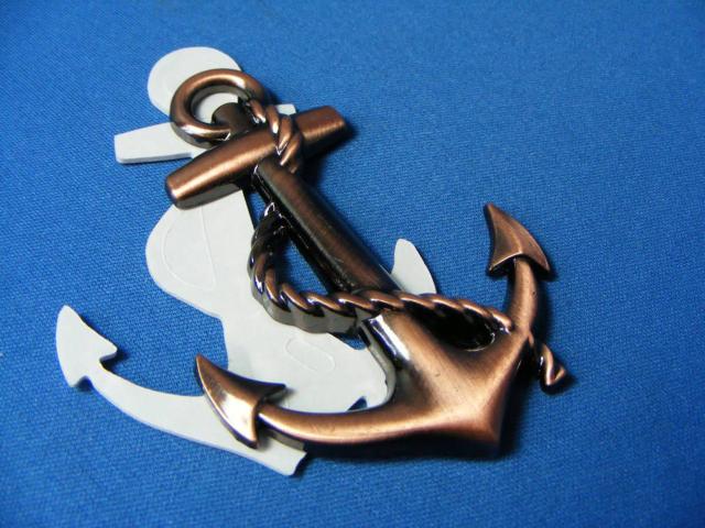 ● 限定入庫品! 錨 碇 アンカー Anchor BRONZE ブロンズ カラー メタル製 エンブレム 凹凸仕様 新品未開封品 ● < 自動車/バイク ● 限定入庫品! 錨 碇 アンカー Anchor BRONZE ブロンズ カラー メタル製 エンブレム 凹凸仕様 新品未開封品 ● < 自動車/バイク