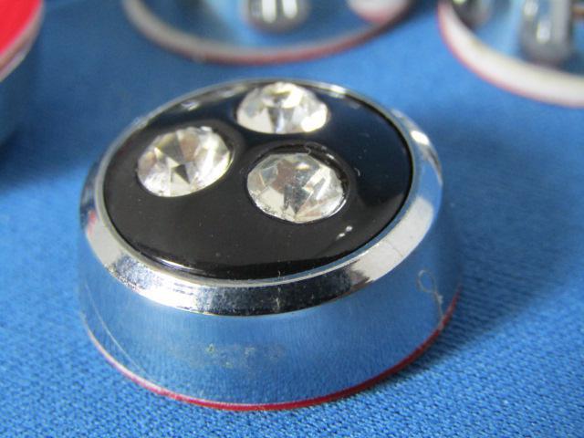 ●N-BOX VIP 豪華 スワロフスキー風 3POINT TYPE 車内用 デコレーション8個SET新品! < 自動車/バイク ●N-BOX VIP 豪華 スワロフスキー風 3POINT TYPE 車内用 デコレーション8個SET新品! < 自動車/バイク