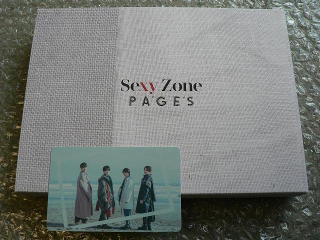 Sexy Zone/アルバム『PAGES』初回限定盤B【CD+DVD】カード&メンバーソロ写真集(4種)付き/他にも出品中 < タレントグッズ  Sexy Zone/アルバム『PAGES』初回限定盤B【CD+DVD】カード&メンバーソロ写真集(4種)付き/他にも出品中  < タレントグッズの