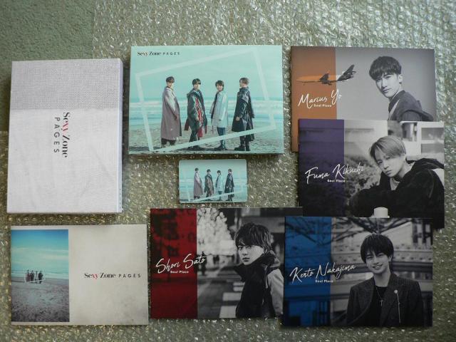 Sexy Zone/アルバム『PAGES』初回限定盤B【CD+DVD】カード&メンバーソロ写真集(4種)付き/他にも出品中 < タレントグッズ  Sexy Zone/アルバム『PAGES』初回限定盤B【CD+DVD】カード&メンバーソロ写真集(4種)付き/他にも出品中 < タレントグッズの