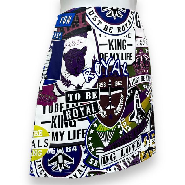 【新品】インパン内蔵☆ロゴマーク柄ミニスカート/パープル系 < 女性ファッション  【新品】インパン内蔵☆ロゴマーク柄ミニスカート/パープル系 < 女性ファッションの