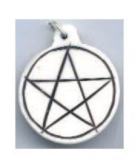 AzureGreen: Bone Pentacle pendant NwMO   ANZT[/v 