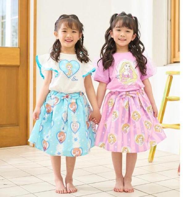 ☆しまむら リトシー プリンセス Tシャツ&スカート☆ < キッズ/ベビー  ☆しまむら リトシー プリンセス Tシャツ&スカート☆ < キッズ/ベビーの