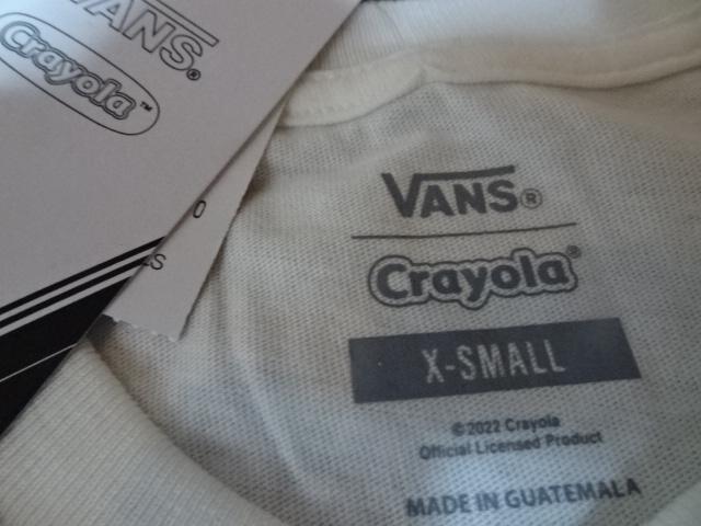 バンズx クレヨラ【Crayola】 バックプリント有 ロングスリーブTシャツUS XS < 女性ファッション  バンズx クレヨラ【Crayola】 バックプリント有 ロングスリーブTシャツUS XS < 女性ファッションの