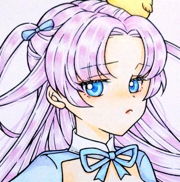 自作イラスト/B6/オリジナル/ひよことワンピースの女の子 < アニメ/コミック/キャラクター  自作イラスト/B6/オリジナル/ひよことワンピースの女の子  < アニメ/コミック/キャラクターの