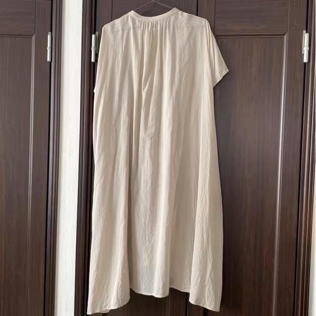 */ロングシャツ/ベージュ/L/* < 女性ファッション  */ロングシャツ/ベージュ/L/* < 女性ファッションの