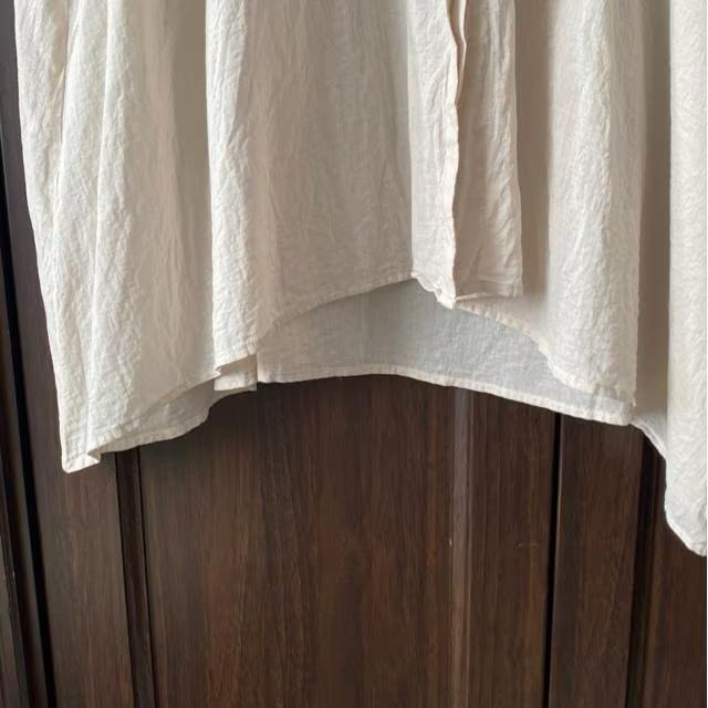 */ロングシャツ/ベージュ/L/* < 女性ファッション  */ロングシャツ/ベージュ/L/* < 女性ファッションの