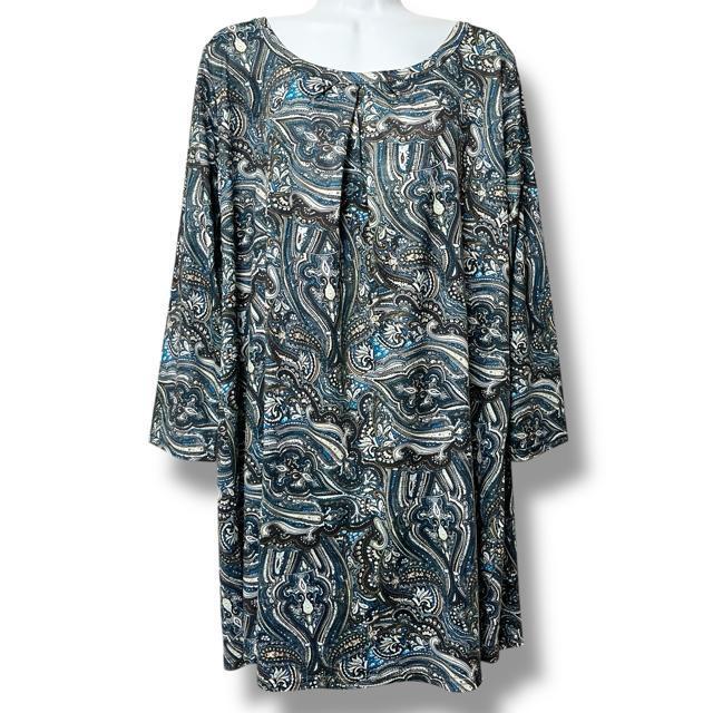 【新品/ellerie】エスニック調☆ペイズリー柄ワンピース < ブランド  【新品/ellerie】エスニック調☆ペイズリー柄ワンピース < ブランドの