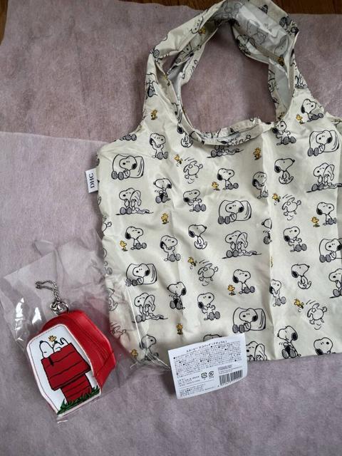 4個セット!DHC スヌーピー エコバッグ!チャーム付き!新品!景品!非売品!同じの4個です。 < 女性ファッション  4個セット!DHC スヌーピー エコバッグ!チャーム付き!新品!景品!非売品!同じの4個です。 < 女性ファッションの