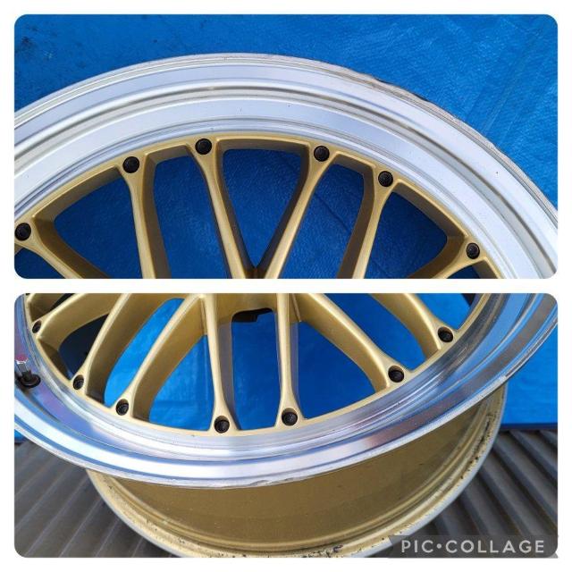 レアマイスター ブルネッロ ゴールド メッシュ 19インチ 5穴 114.3 8J 43 ホイールのみ1本 レクサスGS クラウン < 自動車/バイク レアマイスター ブルネッロ ゴールド メッシュ 19インチ 5穴 114.3 8J 43 ホイールのみ1本 レクサスGS クラウン < 自動車/バイク