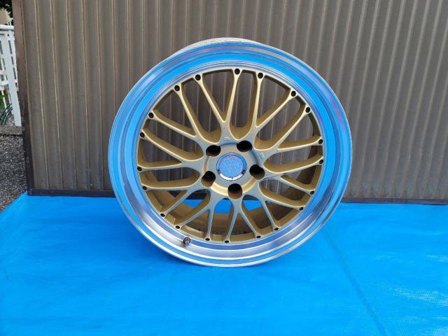 レアマイスター ブルネッロ ゴールド メッシュ 19インチ 5穴 114.3 8J 43 ホイールのみ1本 レクサスGS クラウン < 自動車/バイク レアマイスター ブルネッロ ゴールド メッシュ 19インチ 5穴 114.3 8J 43 ホイールのみ1本 レクサスGS クラウン < 自動車/バイク