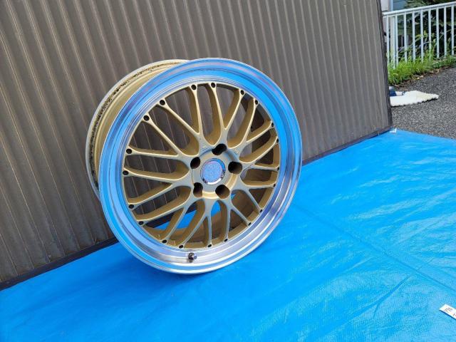 レアマイスター ブルネッロ ゴールド メッシュ 19インチ 5穴 114.3 8J 43 ホイールのみ1本 レクサスGS クラウン < 自動車/バイク レアマイスター ブルネッロ ゴールド メッシュ 19インチ 5穴 114.3 8J 43 ホイールのみ1本 レクサスGS クラウン < 自動車/バイク