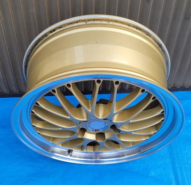 レアマイスター ブルネッロ ゴールド メッシュ 19インチ 5穴 114.3 8J 43 ホイールのみ1本 レクサスGS クラウン < 自動車/バイク レアマイスター ブルネッロ ゴールド メッシュ 19インチ 5穴 114.3 8J 43 ホイールのみ1本 レクサスGS クラウン < 自動車/バイク