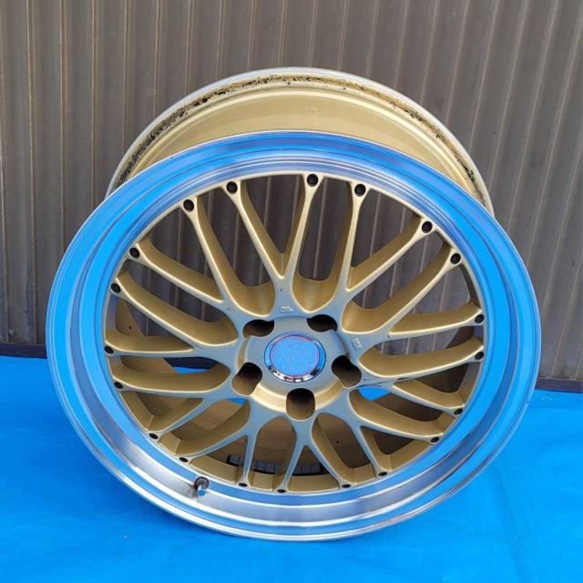 レアマイスター ブルネッロ ゴールド メッシュ 19インチ 5穴 114.3 8J 43 ホイールのみ1本 レクサスGS クラウン < 自動車/バイク レアマイスター ブルネッロ ゴールド メッシュ 19インチ 5穴 114.3 8J 43 ホイールのみ1本 レクサスGS クラウン < 自動車/バイク