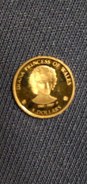 1997年 クック諸島 ダイアナ妃 金貨弊 < ホビー  1997年 クック諸島 ダイアナ妃 金貨弊 < ホビーの