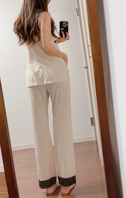 黒レース×ヌーディベージュキャミセットアップ キャミのみ < 女性ファッション 黒レース×ヌーディベージュキャミセットアップ キャミのみ < 女性ファッションの