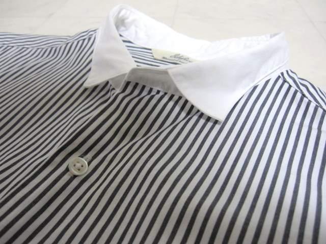□EDIFICE/エディフィス ストライプ ドレスシャツ/ビジネスシャツ/S(38)ホワイト < ブランド □EDIFICE/エディフィス ストライプ ドレスシャツ/ビジネスシャツ/S(38)ホワイト < ブランドの