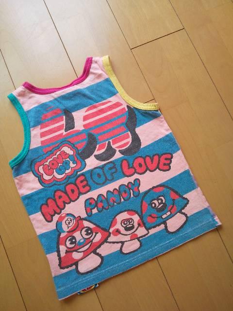 中古パンディスマイルタンクトップ130ピンク☆ラブレボ < ブランド  中古パンディスマイルタンクトップ130ピンク☆ラブレボ < ブランドの