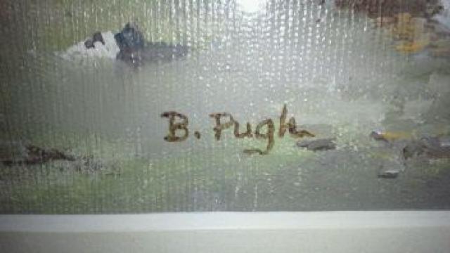 絵画 油彩 リアリズム風景 B.pugh『Snow at cey mill,Norfock』真作保証 原画 < ホビー 絵画 油彩 リアリズム風景 B.pugh『Snow at cey mill,Norfock』真作保証 原画 < ホビーの