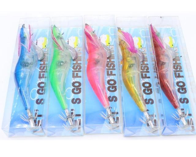 LED 点滅 ルアーセット エギ 3.5号 13cm 22g 4本 光る < レジャー/スポーツ LED 点滅 ルアーセット エギ 3.5号 13cm 22g 4本 光る < レジャー/スポーツの