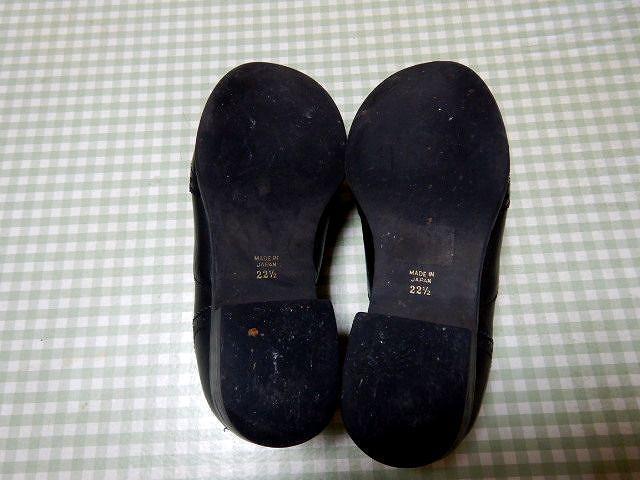 ◆jule シューズ 22 1/2 ブラック ローファー 中古品 < 女性ファッション  ◆jule シューズ 22 1/2 ブラック ローファー 中古品 < 女性ファッションの