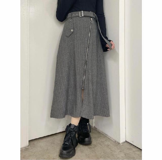 EATME ライダースデザインロングスカート < 女性ファッション  EATME ライダースデザインロングスカート  < 女性ファッションの