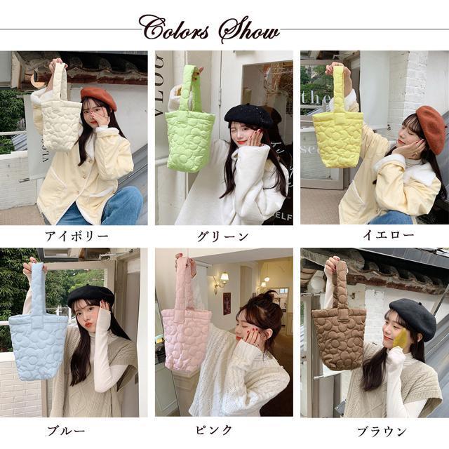送料無料 新品 ミニトートバッグ パステルカラー 韓国 < 女性ファッション  送料無料 新品 ミニトートバッグ パステルカラー 韓国 < 女性ファッションの