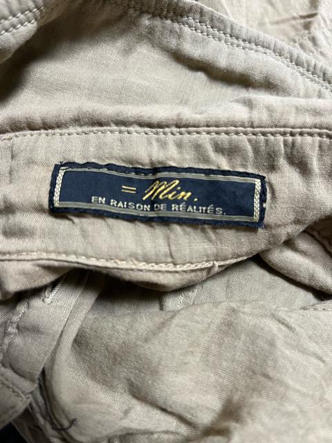 RNA min アールエヌエー シワ加工 七分袖 長袖シャツ ブラウン 茶 M < ブランド  RNA min アールエヌエー シワ加工 七分袖 長袖シャツ ブラウン 茶 M < ブランドの