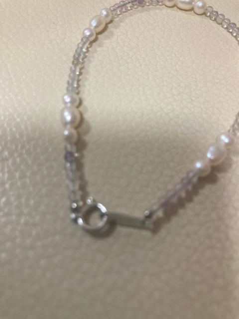 1639.未使用☆ビーズと天然小粒パールのブレスレット < 女性アクセサリー/時計  1639.未使用☆ビーズと天然小粒パールのブレスレット < 女性アクセサリー/時計の
