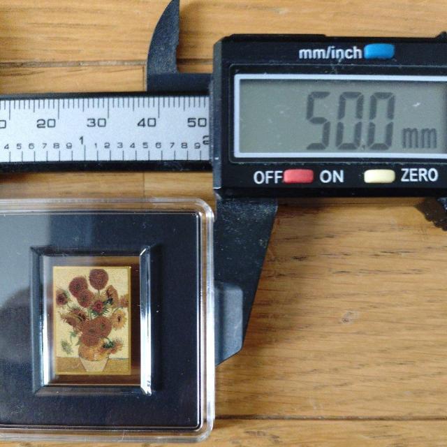 カラー絵画 純金貨 ゴッホ【ひまわり】1/500オンス < ホビー  カラー絵画 純金貨 ゴッホ【ひまわり】1/500オンス < ホビーの