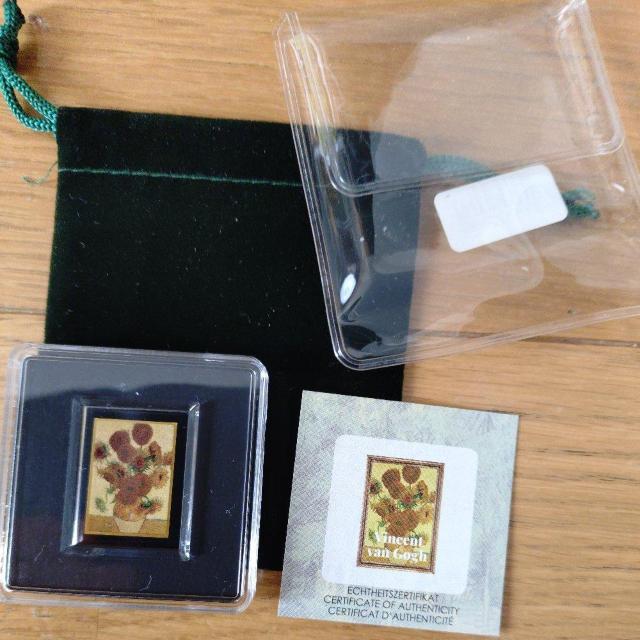 カラー絵画 純金貨 ゴッホ【ひまわり】1/500オンス < ホビー  カラー絵画 純金貨 ゴッホ【ひまわり】1/500オンス < ホビーの