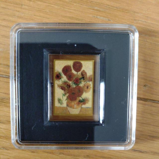 カラー絵画 純金貨 ゴッホ【ひまわり】1/500オンス < ホビー  カラー絵画 純金貨 ゴッホ【ひまわり】1/500オンス < ホビーの
