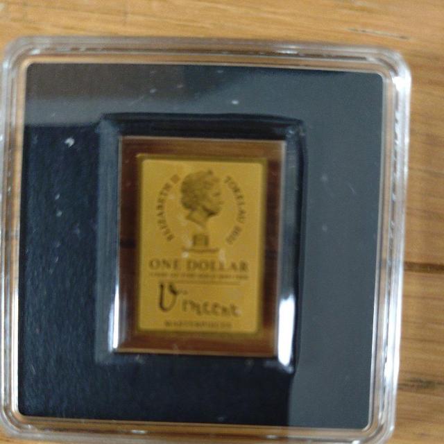 カラー絵画 純金貨 ゴッホ【ひまわり】1/500オンス < ホビー  カラー絵画 純金貨 ゴッホ【ひまわり】1/500オンス < ホビーの