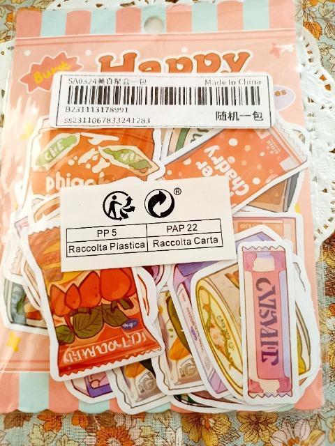 新品未開封☆外国のお菓子柄シール☆ < インテリア/ライフ  新品未開封☆外国のお菓子柄シール☆  < インテリア/ライフの