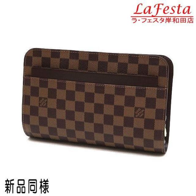 ◆ 本物 新品同様 ◆ LV ルイヴィトン ダミエ サンルイ セカンドバッグ クラッチバッグ ストラップ付き 人気 N51993 < ブランド  ◆ 本物 新品同様 ◆ LV ルイヴィトン ダミエ サンルイ セカンドバッグ クラッチバッグ ストラップ付き 人気 N51993  < ブランドの