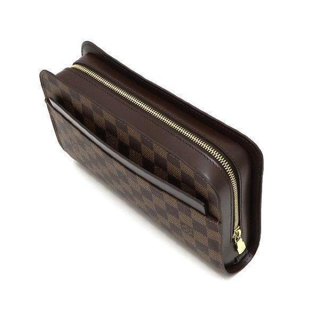 ◆ 本物 新品同様 ◆ LV ルイヴィトン ダミエ サンルイ セカンドバッグ クラッチバッグ ストラップ付き 人気 N51993 < ブランド  ◆ 本物 新品同様 ◆ LV ルイヴィトン ダミエ サンルイ セカンドバッグ クラッチバッグ ストラップ付き 人気 N51993 < ブランドの