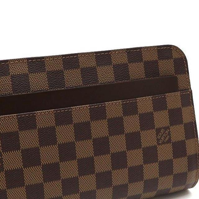 ◆ 本物 新品同様 ◆ LV ルイヴィトン ダミエ サンルイ セカンドバッグ クラッチバッグ ストラップ付き 人気 N51993 < ブランド  ◆ 本物 新品同様 ◆ LV ルイヴィトン ダミエ サンルイ セカンドバッグ クラッチバッグ ストラップ付き 人気 N51993 < ブランドの